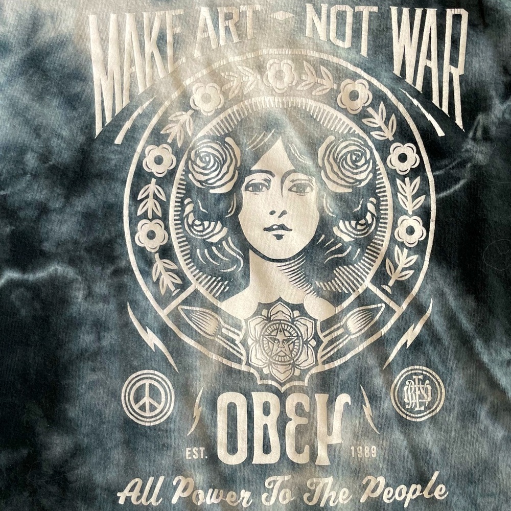Obey tie-dye tank